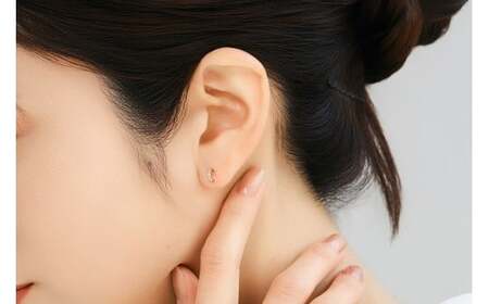 K18PG　プチダイヤピアス　mk-438　CR-6