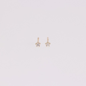 AQ-274　LB-30　 KeriA K10　ラボグロウン　ダイヤモンド　ピアス　アクセサリー　ジュエリー　プレゼント　シンプル　スタッド　極小