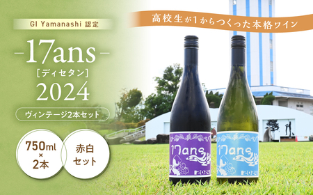 赤白ワイン 2本セット 農林高校ワイン 2024ヴィンテージ定番 