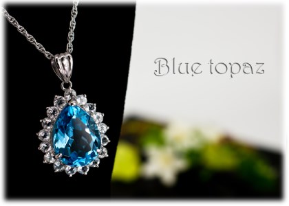 ブルートパーズペンダント 10ct 10カラット SV925 シルバー925 （16706） [山梨 ネックレス ペンダント トパーズ ジュエリー シルバー 大粒宝石 ブルートパーズ ホワイトトパーズ] 山梨県 甲斐市 BR-9