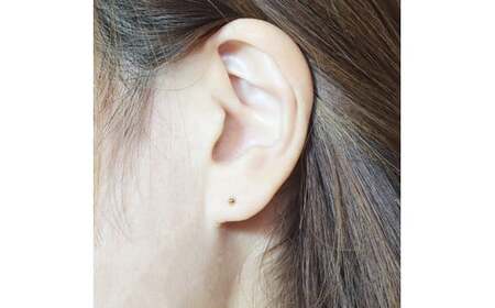 K18 2㎜ 丸玉ピアス　山梨 ゴールドピアス スタッドピアス ピアス シンプルピアス K18 イエローゴールド ジュエリー アクセサリー 山梨県 甲斐市 BQ-20