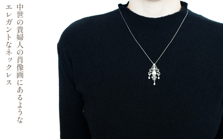 プラチナ アンティークデザイン トータルダイヤ 0.70ct ネックレス 管理番号253164 218-078