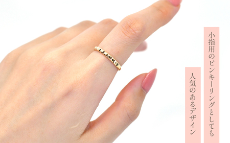 【2026年1月1日から価格変更予定】K10　イエローゴールド　メタルデザイン　スタッドリング　 管理番号454328 218-173