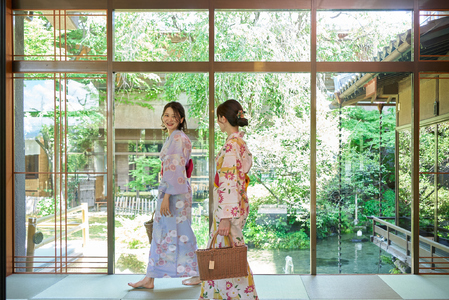 糸柳こやど　ゆわ　露天風呂付特別室　夢しずく　平日ペア宿泊券1泊2食付き　228-001