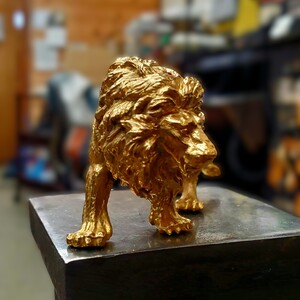 純金　ライオン　100g　252-008
