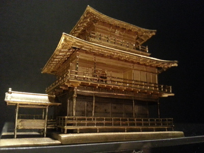 純金　金閣寺　350g　252-012