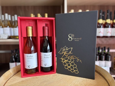 甲州辛口（白）・マスカットベーリーＡライトタイプ（赤）720mlワイン2本セット