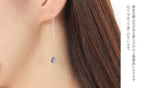 K18アメリカンピアス アメジスト E295AM-Y 188-014