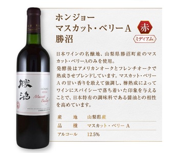 ホンジョーワイン贅沢赤白飲み比べセット（MG）B15-699
