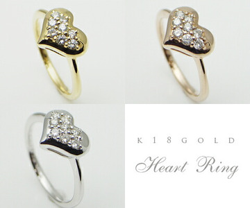 指輪 天然 ダイヤモンド 0.15ct SIクラス パヴェ【K18 YG】r-11（KRP）M13-1410