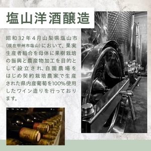 ワイン 塩山洋酒醸造の白ワイン『甲州重川』（RC）B-641