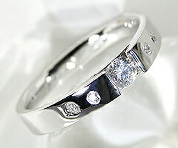 指輪 天然 ダイヤモンド 0.20ct SIクラス 大粒【pt950】r-103（KRP）M94-1411