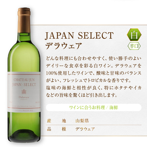 ワイン シャトージュン【JAPAN SELECT】3本セット（MG）B19-653