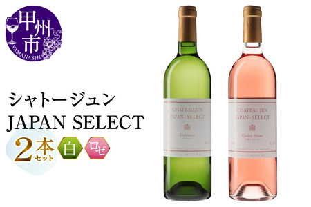 ワイン シャトージュン【JAPAN SELECT】巨峰＆ピオーネ デラウェア 2本セット（MG）B12-805