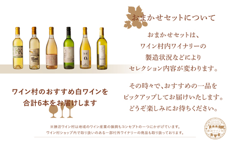 勝沼ワイン村 おまかせワイン（白）6本セット（KWV）F4-650
