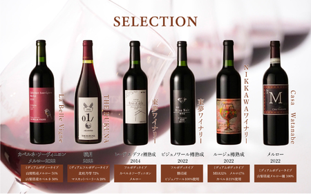 ワイン 勝沼ワイン村 ミディアムフルボディー6本セット（KWV）I7-620