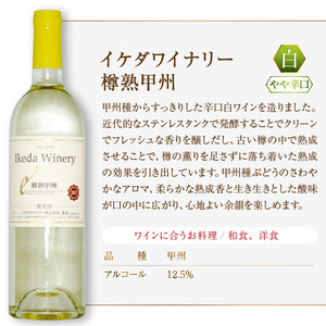 ワイン イケダワイナリー 樽熟甲州（MG）A06-480