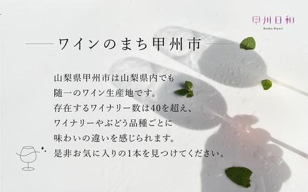 ワイン 【定期便】甲州市ワイナリーおまかせワインたっぷり24本定期便（KSB）G98-601