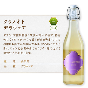 ワイン フジクレール クラノオト 甲州辛口・デラウェア 2本セット（MG）B14-664