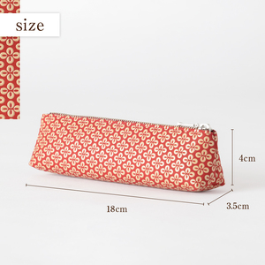 甲州市×印傳屋 ペンケースA（黒革×黒漆）C-1225