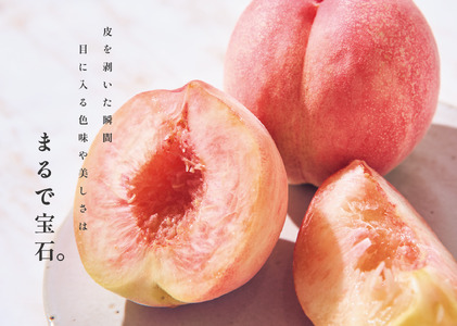 甲州市産 大玉桃 4個入り 1.8kg以上 自然農法【2026年発送】（BNC）B18-110 桃 フルーツ