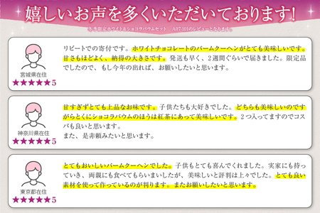 冬季限定ホワイト&ショコラバウムセット A07-101