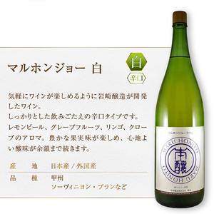 ワイン ホンジョーワイン一升瓶赤白2本セット（MG）B15-734