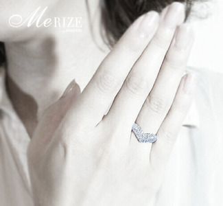 指輪 天然ダイヤ 0.5ct Llucienne リュシエンヌ【プラチナ950】r-181（KRP）N51-1410