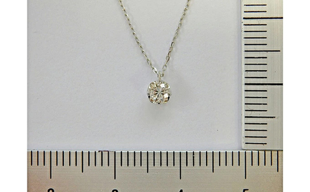 プラチナ950ダイヤモンドペンダント0.15ct/45cm [山梨県 中央市 21470821]