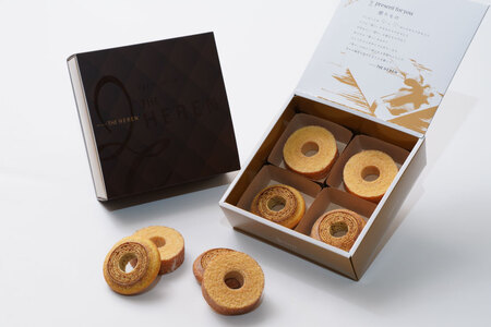 エレンバウム「時のなる木」 バウムクーヘン ソフト＆ハードタイプミニ8個(GiftBOX入) [イーファイト 山梨県 中央市 21470841]