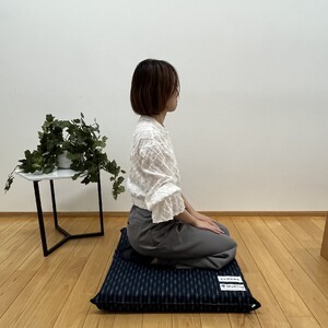 ムアツ 対局用 座布団 日本将棋連盟 コラボ  昭和西川 [5839-2219]