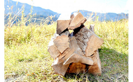 【山梨県市川三郷町産】キャンプ・アウトドアに広葉樹乾燥薪10㎏[5839-1574]