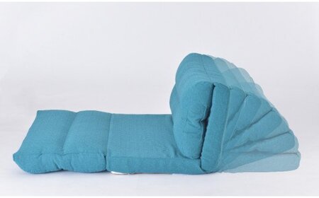 1台4役 カウチにもなるソファベッド・ライド　クッション２個付き（モカブラウン）[5839-9400]