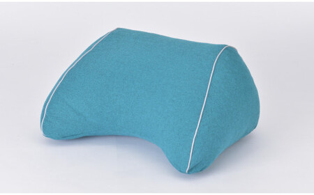 床でもベッドでも 使い方あれこれ・バックレストクッション（ターコイズ）[5839-9416]