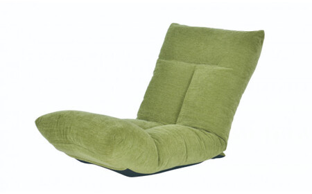 ロングシートの足上げ座椅子・リヨン（選べる３色） [5839-1596]　 グリーン