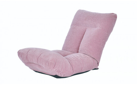 ロングシートの足上げ座椅子・リヨン（ピンク）[5839-9428] | 山梨県