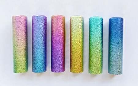 【選べるカラー】『職人さん』もお気に入り。自己主張した6色の輝きを楽しめる エクセレントチタン（六花）印鑑 実印