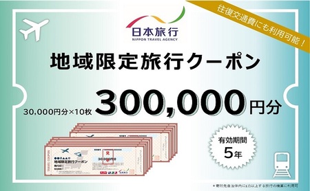 日本旅行 地域限定旅行クーポン【300,000円分】