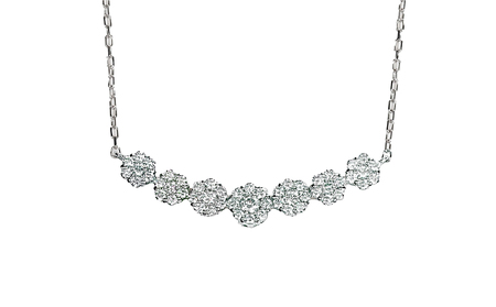 プラチナ ダイヤ ラインネックレス 0.3CT  N376DI-P　ダイヤモンド ペンダント ジュエリー