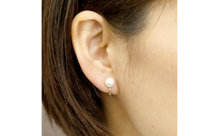  ピアリング 正規品 パール アコヤ真珠 イヤリング 天然石 誕生石 10金 10k ゴールド イエローゴールドK10 宝石 リバーシブル 人気 山梨県 昭和町 送料無料 管理番号190416pir101yi SWAA127