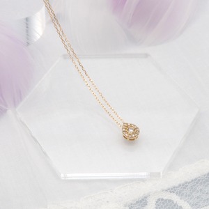 K18 0.14ct ダイヤモンド ペンダントネックレス　HH-019719 SWBT001-G