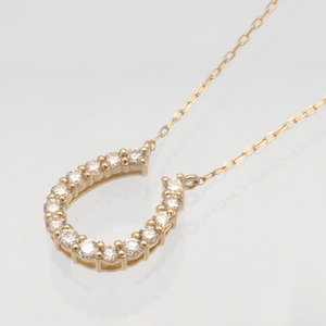 K18 0.20ct ダイヤモンド ペンダントネックレス　HH-019721 SWBT002-G