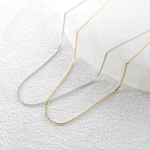 プラチナ 18金 ネックレス 2本セット チェーンのみ 45cm スライド式 アジャスター イエローゴールドゴールドK18 pt850 レクタカーブ チェーン だけ ジュエリー シンプル 普段 使い 人気250408mro200py SWAA260