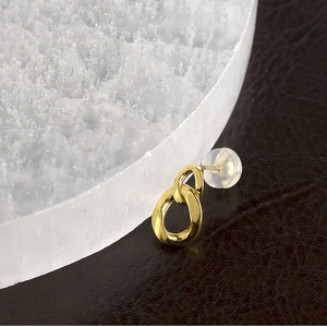 24金 純金 ピアス 喜平 ゴールド 片耳 24k 鎖 チェーン K24 k24 スタッドピアス 金具18金 k18 ジュエリー シンプル 石なし 誕生日 プレゼント 記念日 人気 普段 使い おしゃれ250207mro200 SWAA274