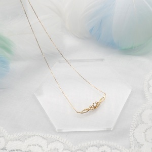 K18 0.10ct ダイヤモンド ペンダントネックレス HH-019737 SWBT005-k18