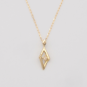K18 0.01ct ダイヤモンド ペンダントネックレス HH-019746 SWBT013-k18