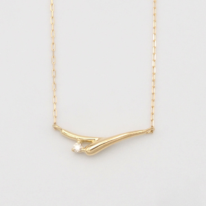 K18 0.01ct ダイヤモンド ペンダントネックレス HH-019748 SWBT014-k18