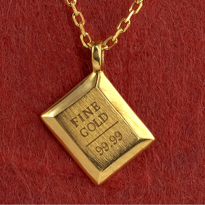 ネックレス 純金 24金 ペンダントトップ レディース インゴット型 24k ゴールド チェーン 金属アレルギー 対応 K24 プレート 小ぶり スクエア 地金 ジュエリー シンプル 人気 普段 使い 250530mro201nK24 SWAA348