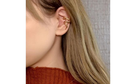  ヘビ 蛇 24金 イヤーカフ 大ぶり 純金 イヤリング ブルーダイヤモンド 片耳 ゴールド ダイヤ k24 24k イヤカフ ジュエリー シンプル 山梨県 昭和町 送料無料 管理番号221122103dk24 SWAA072