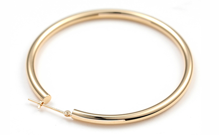 K18　フープピアス　3.0×50　111837 SWAE037